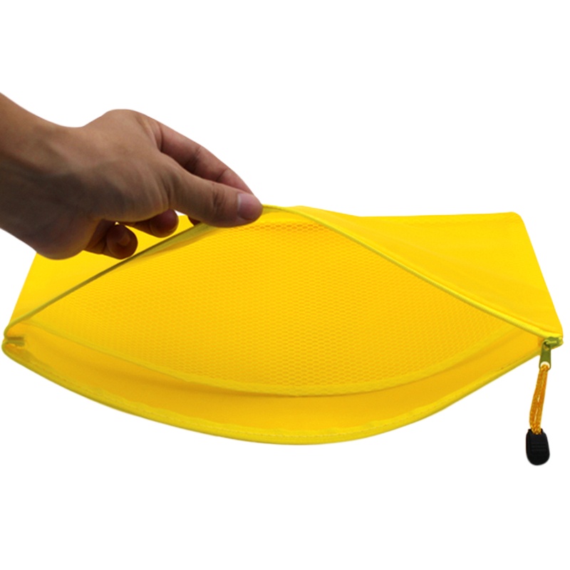 宝荣洁(BAORONGJIE) 文件袋 笔袋帆布A4足球纹拉链防水档案袋办公学生资料袋BRJ-4