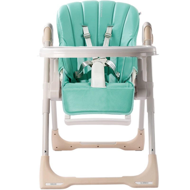 babycare宝宝餐椅 多功能婴儿便携可折叠宝宝吃饭椅子 儿童餐椅8500 绿色