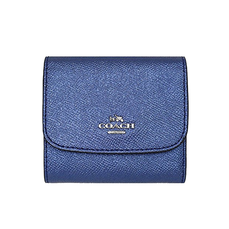 COACH/蔻驰女士短款钱包 折叠零钱包卡包牛皮革21069