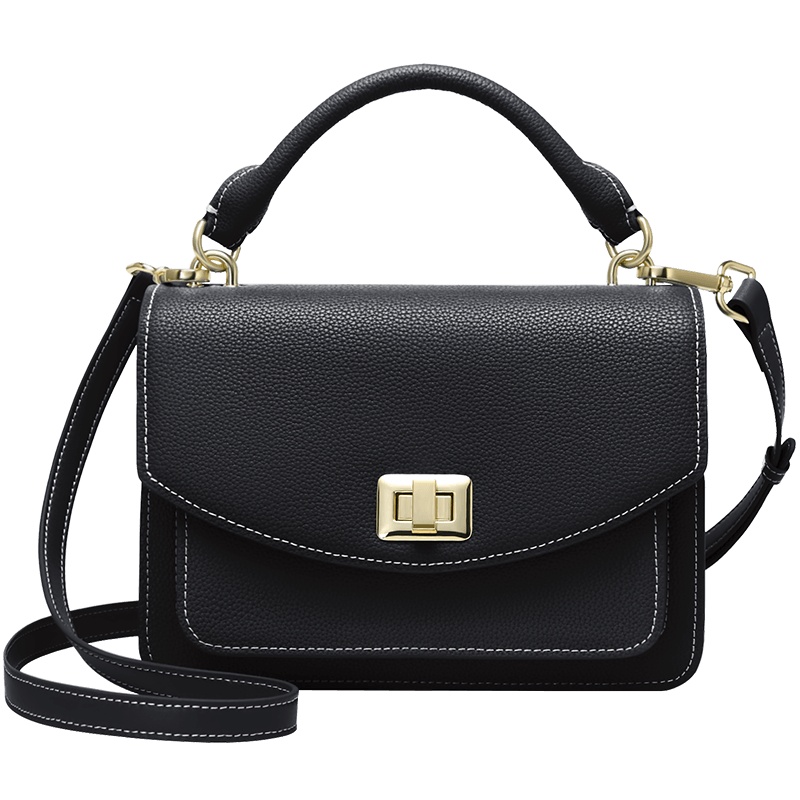 高尔夫GOLF牛皮时尚手提包女潮流女士大容量单肩斜挎包女简约女包