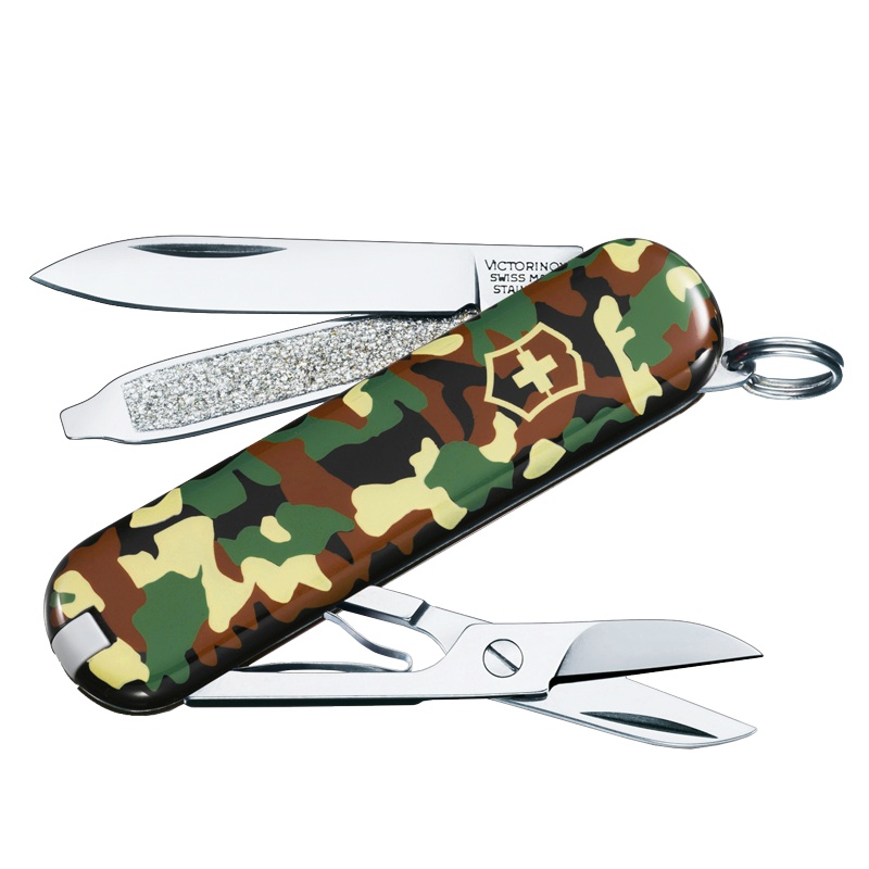 Victorinox维氏瑞士军刀58MM迷你典范迷彩0.6223.94 进口多功能刀折叠刀不锈钢刀具水果刀