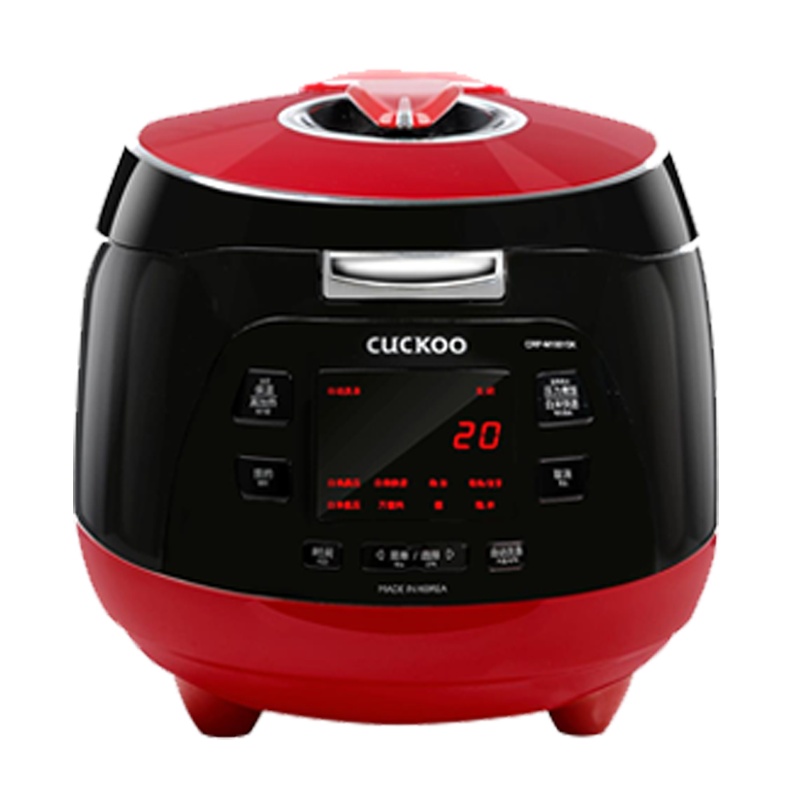 福库(CUCKOO) 电饭煲 韩国进口多功能麦饭石型内胆高压饭锅CRP-M1001SK 红色 5L