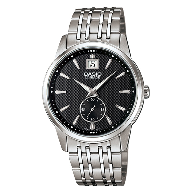 CASIO卡西欧 石英表 男 LINEAGE系列简约商务指针男士手表 LIN-201D-1A