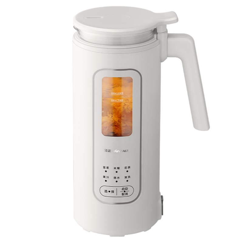 金正(NiNTAUS)迷你破壁豆浆机 米黄色 便携小型单人魔食杯 1-2人全自动加热免煮免过滤 JZS-1206