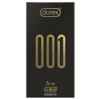 杜蕾斯(Durex) 聚氨酯避孕套 001系列 6只装*2盒 超薄款安全套套 男用成人情趣计生用品byt