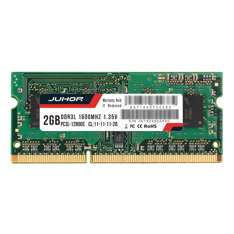 JUHOR玖合 DDR3L 1600 2G 笔记本内存条 低电压1.35V