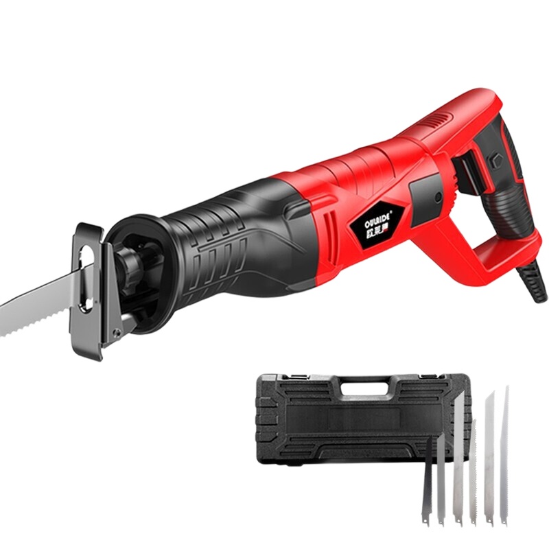 欧莱德(OULAIDE)电锯往复锯马刀锯家用多功能木工小型手提锯金属PVC切割机修枝机 大功率往复锯铨能工具箱装