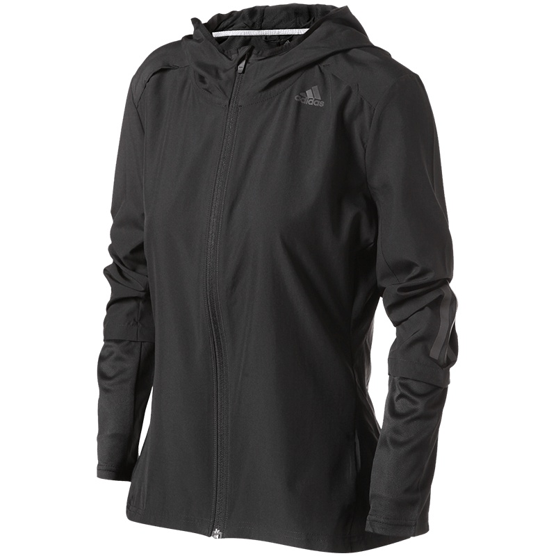 【自营】adidas阿迪达斯女子夹克外套防风服夏季跑步运动服BR0715 L BR0715黑色