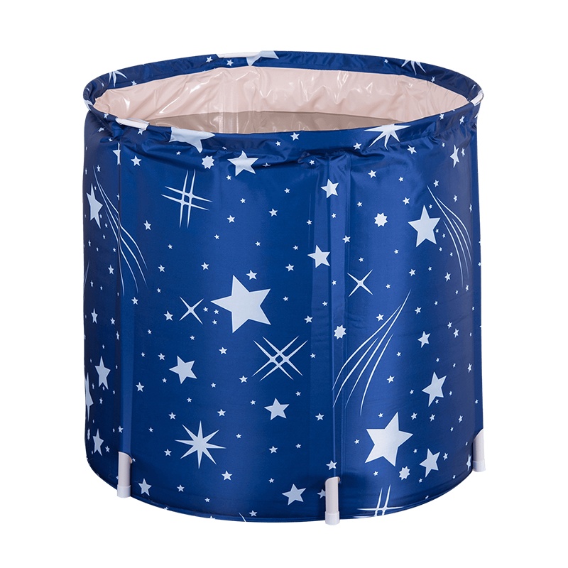 欧润哲 浴桶 可折叠成人泡澡桶 室内免充气塑料浴缸沐浴盆洗澡桶水桶