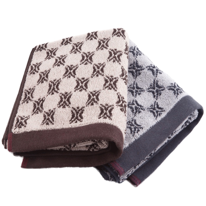 三利 毛巾家纺 全棉舒适吸水毛巾 纯棉面巾2条装 永恒经典