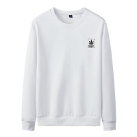 俞兆林(YUZHAOLIN)卫衣男春秋圆领ins风圆领潮牌纯色印花宽松青少年上衣