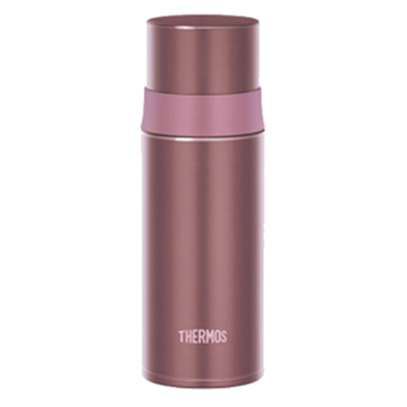 [240g超轻杯身]THERMOS膳魔師 超轻不锈钢真空保冷保温杯通用 350毫升 FFM-350 深粉色
