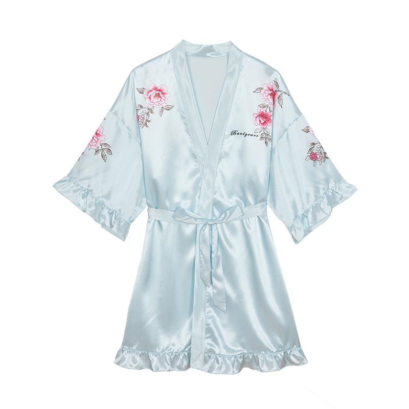 阪织屋睡衣女夏薄款睡裙蕾丝吊带女性感