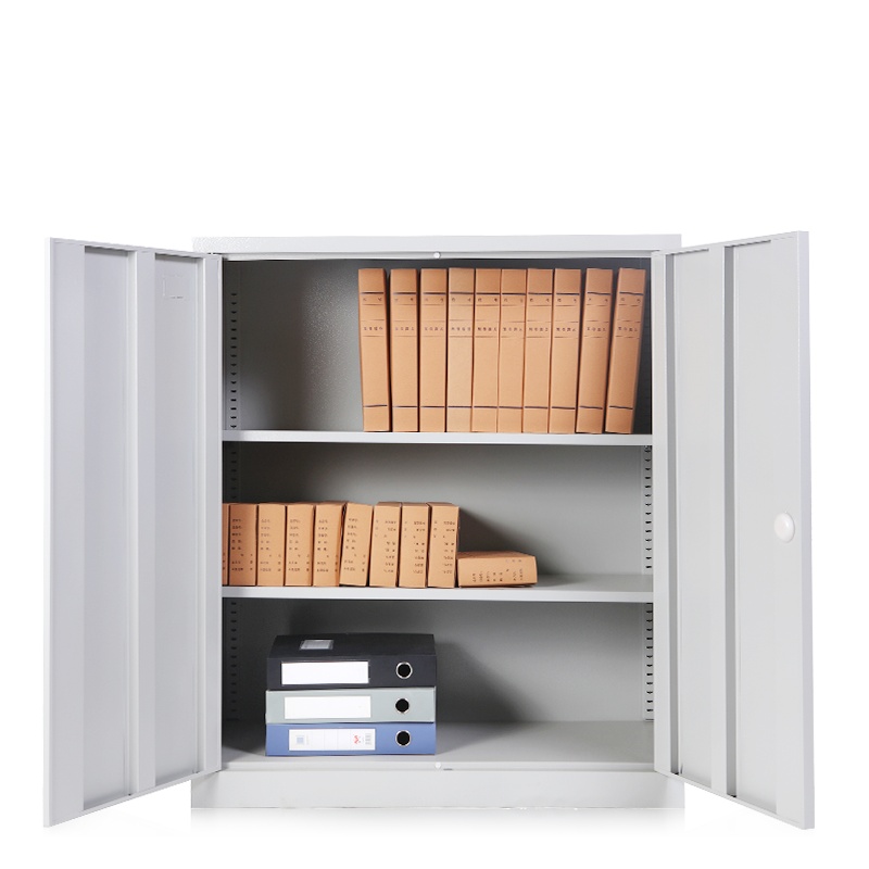 万尊 钢制办公矮柜 落地文件柜 资料柜 铁皮储物柜 活动带抽屉柜