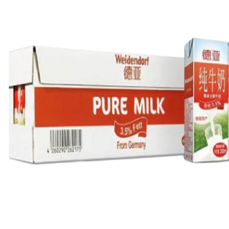 德亚 DY 002 德国原装进口德亚全脂纯牛奶 200ml*12盒