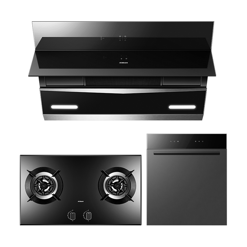 [风量升级]老板ROBAM油烟机燃气灶27N0H+57B0+WB792X天然气厨电套装烟灶洗套装