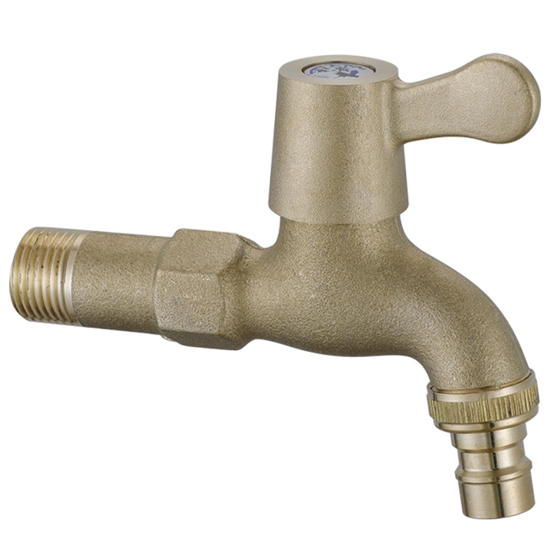 带锁铜户外洗衣机水龙头带钥匙洗车防冻老式快开4分水龙头