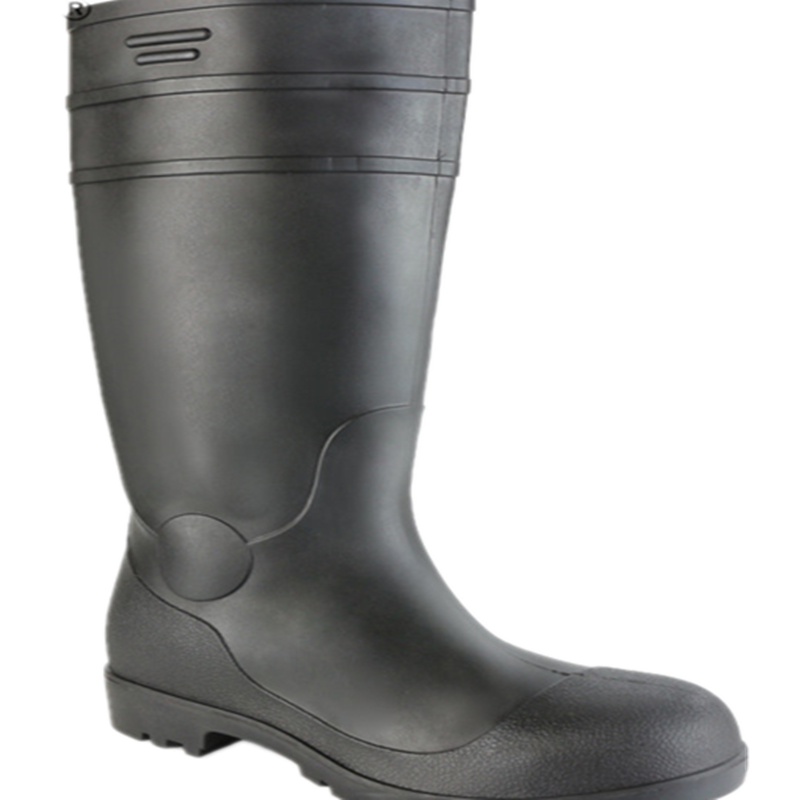 苏识 S-S047 加厚高筒安全鞋雨靴 PVC材质 防砸 防刺穿(计价单位:双)黑色