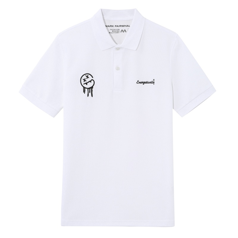 【新】马克华菲2020夏季新款男式POLO衫休闲翻领时尚刺绣短袖