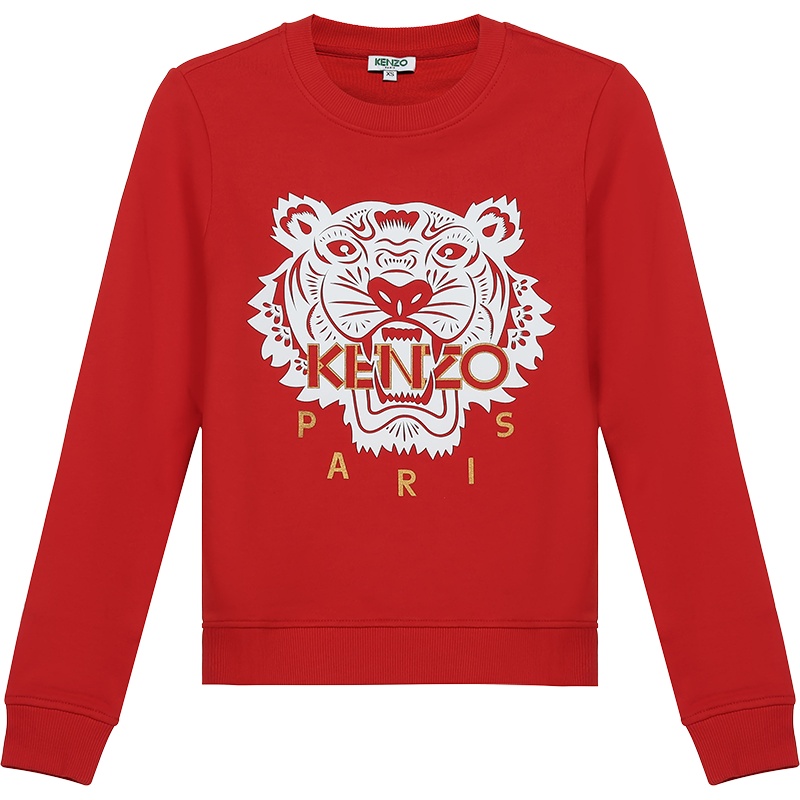 Kenzo 高田贤三 女士棉质长袖运动衫卫衣 FA5 2SW705 4Z5