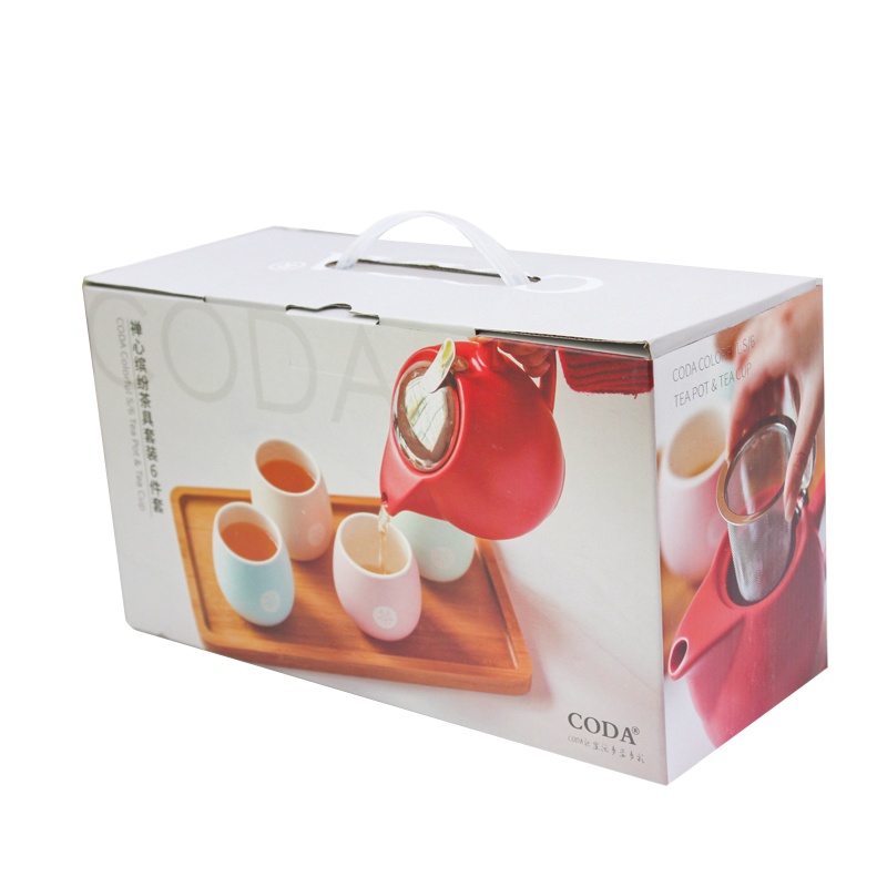 简约茶具套装 D1089 陶瓷木艺茶具套装(单位:套)