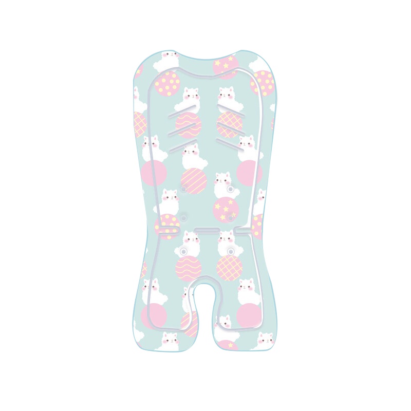 英国Risio夏季婴儿推车凉席安全座椅凉垫靠垫推车垫凉席儿童冰垫席子