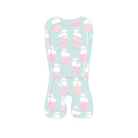 英国Risio夏季婴儿推车凉席安全座椅凉垫靠垫推车垫凉席儿童冰垫席子