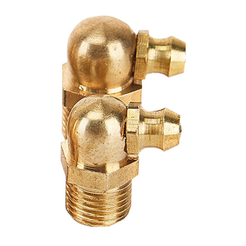 国标铜黄油嘴 90° M8*1(1个)50个起发