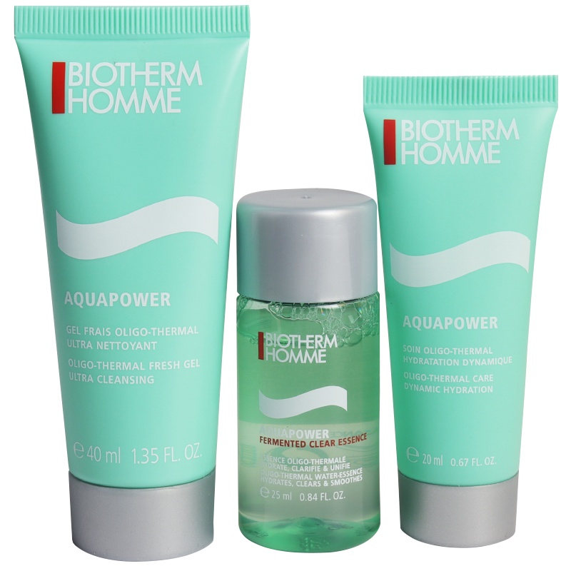 [国内专柜版]碧欧泉男士水动力系列3件套 洁面膏40ml+清透精华露25ml+保湿乳20ml