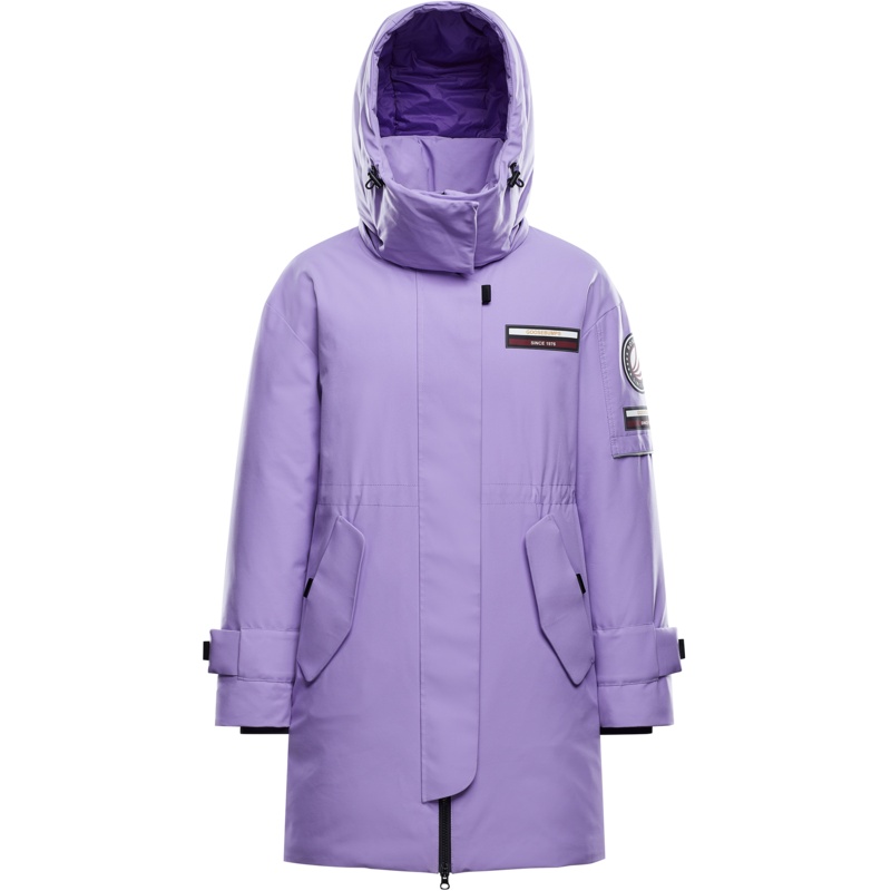 波司登2020女士中长款工装风保暖防寒羽绒服B00143226