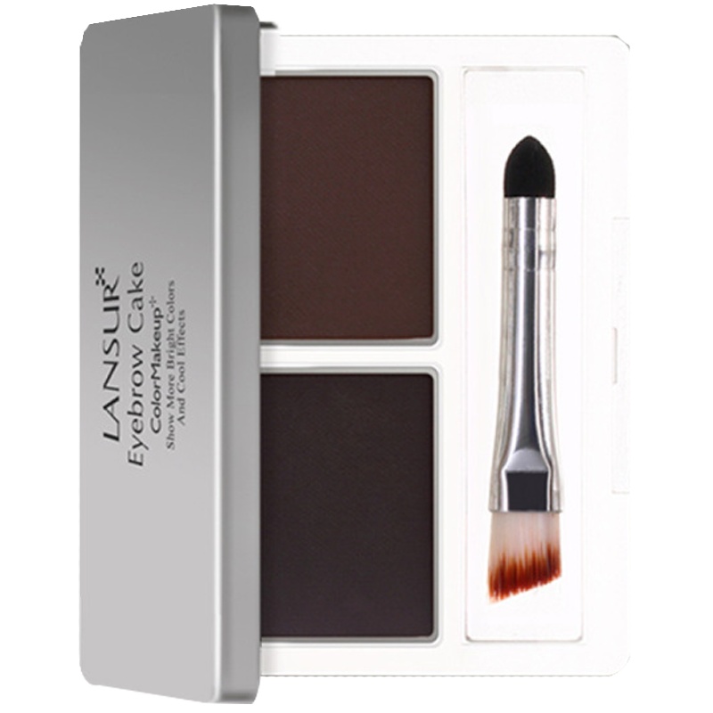 兰瑟银炫丝柔眉粉01酒红色 防水防汗不脱色持久自然网红女眉笔眉膏水雾眉初学者正品