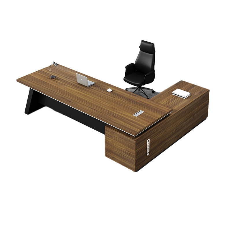 逐鹿中原办公桌老板桌总裁桌单人经理桌大气老总大班台FD-352办公室简约现代 1.6米*0.7米
