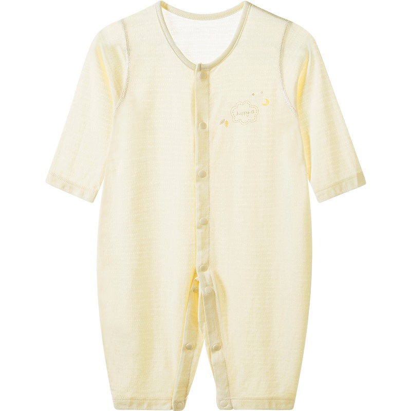 哈贝比（happyB） 连体衣春秋夏季 新生儿衣服 男女宝宝爬服 宝宝长袖哈衣