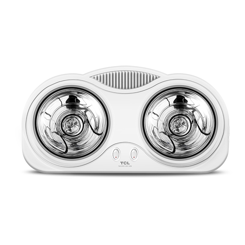 TCL室内家用两灯型双灯灯暖浴霸灯22550壁挂式无需吊顶加热器取暖器卫生间浴室挂墙 灯暖模块