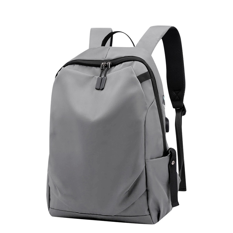 【顺丰配送】牛津布双肩包男士2020新款轻便大容量书包商务旅行尼龙配真皮背包SJ200422HUI