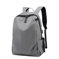 【顺丰配送】牛津布双肩包男士2020新款轻便大容量书包商务旅行尼龙配真皮背包SJ200422HUI