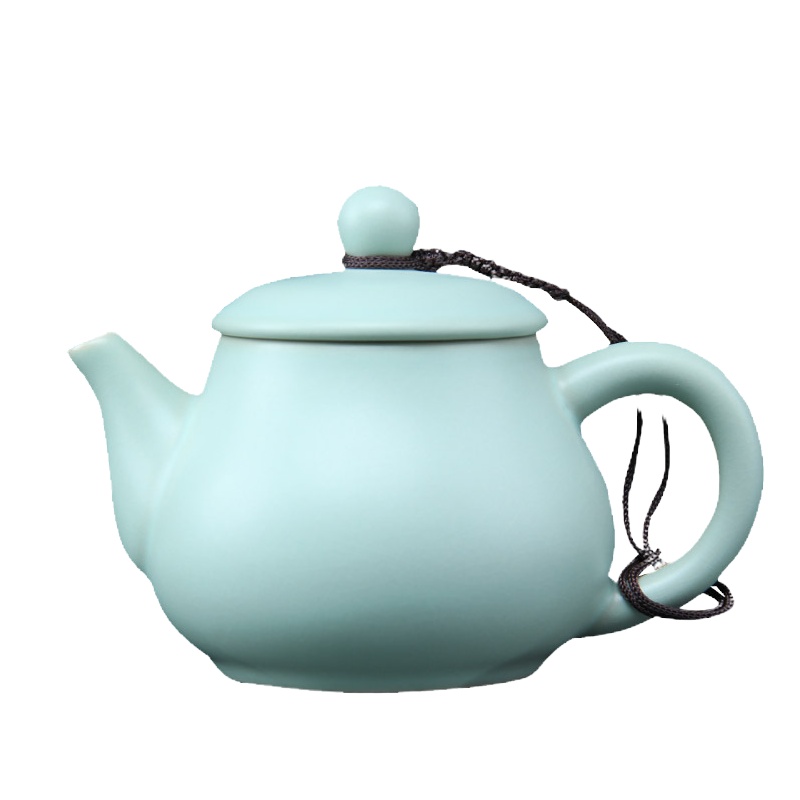 唐宏坊 汝窑茶壶陶瓷汝窑茶具小茶壶开片汝瓷功夫茶具红茶泡茶壶单壶款式五