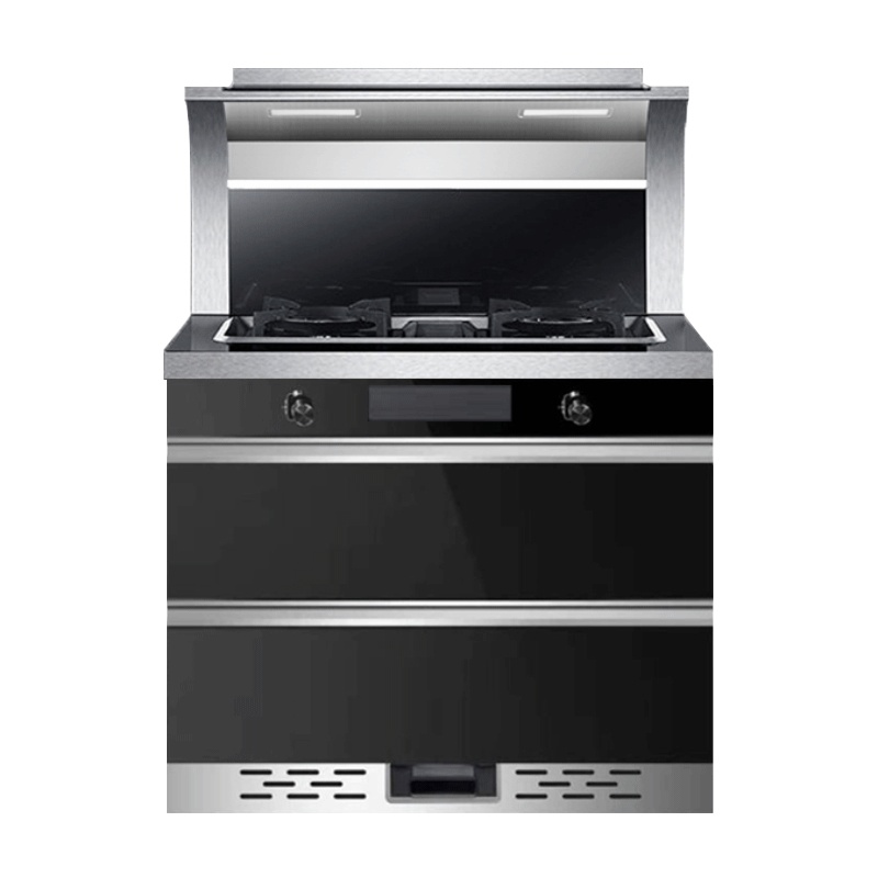 速热奇SRQ-9315弧形升级款集成灶烟灶消一体家用下排烟节能燃气灶自动清洗