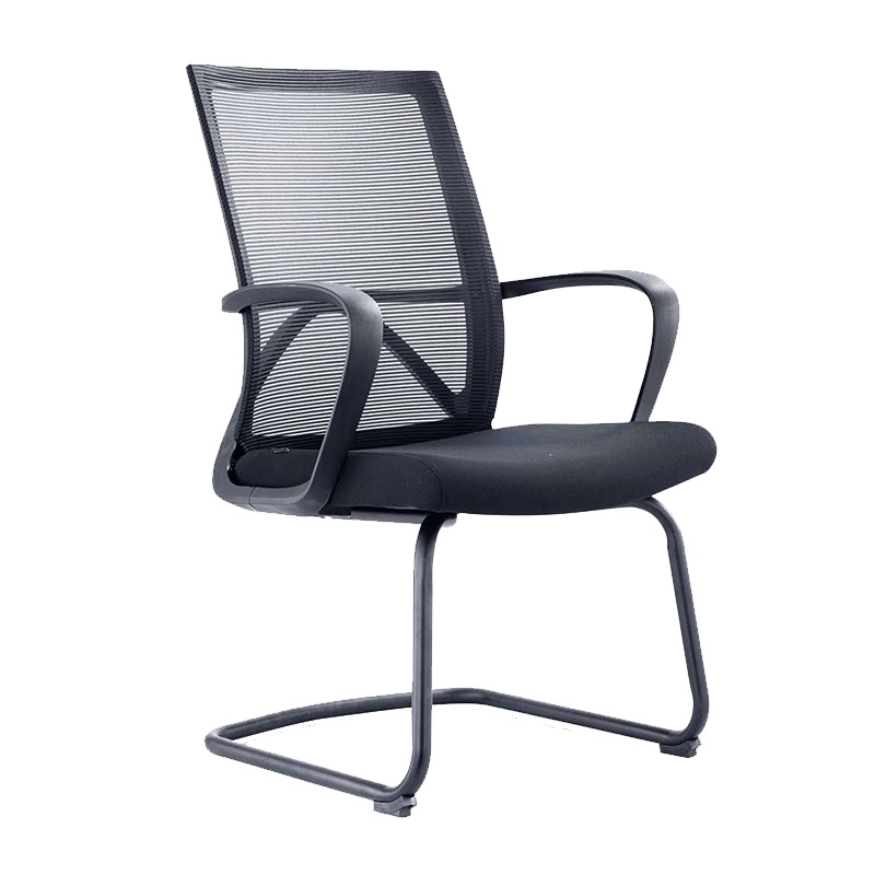 [硕辉]DX-6168C弓形椅 员工会议弓形椅 金属框架网布椅面透气舒适工程塑料扶手结实耐用