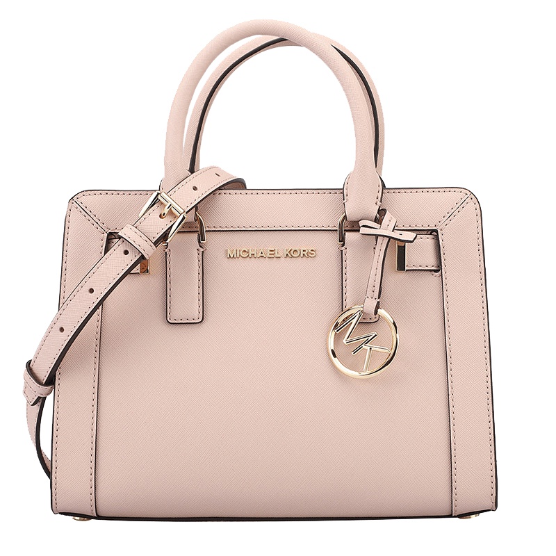 MICHAEL KORS 迈克·科尔斯 MK斜挎包女 DILLON系列粉色皮质女士手提单肩斜挎包