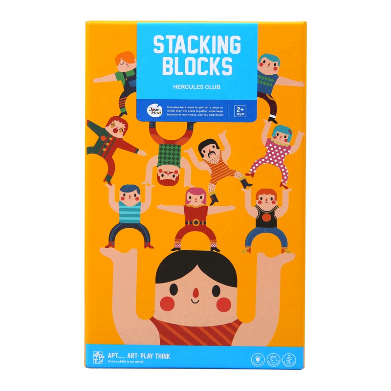 JoanMiro美乐童年 儿童叠叠乐积木玩具男女孩早教益智叠叠高亲子互动桌游游戏 大力士平衡挑战叠叠高