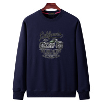 PMMP男士大码圆领卫衣春秋款新品套头个性印花时尚百搭男长袖绒衫上衣