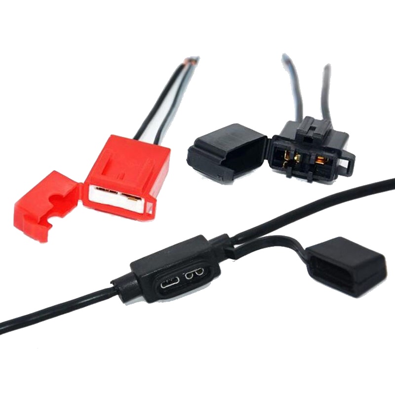 元诚 汽车货车保险盒加装保险盒防水陶瓷保险插片盒（10个装）汽修维修配件军车器材零件配件