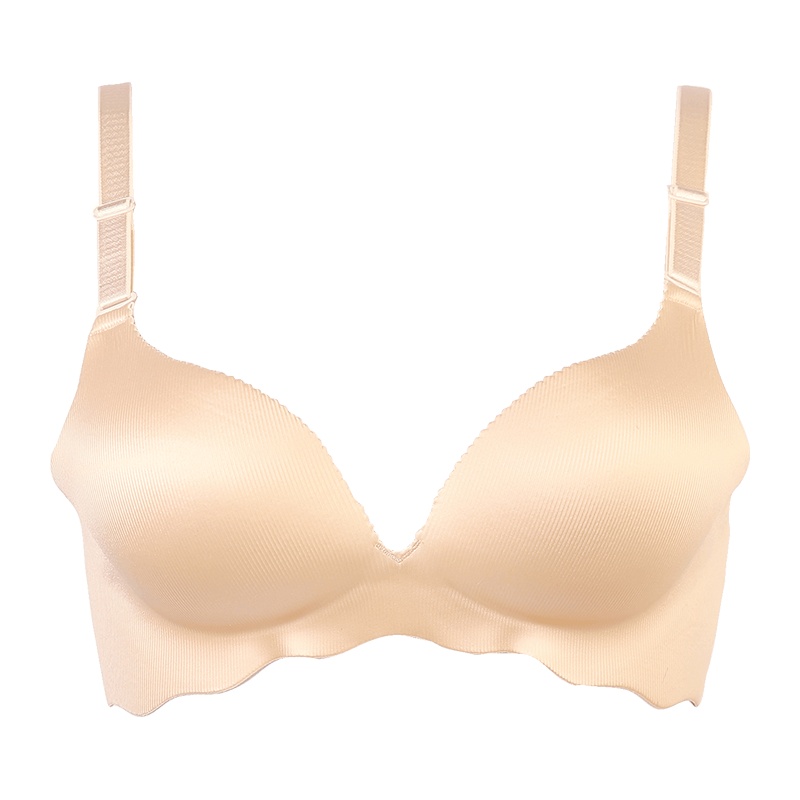 都市丽人【光面无痕 舒适无钢圈】舒适贴身3/4杯文胸1B9124