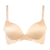 都市丽人【光面无痕 舒适无钢圈】舒适贴身3/4杯文胸1B9124