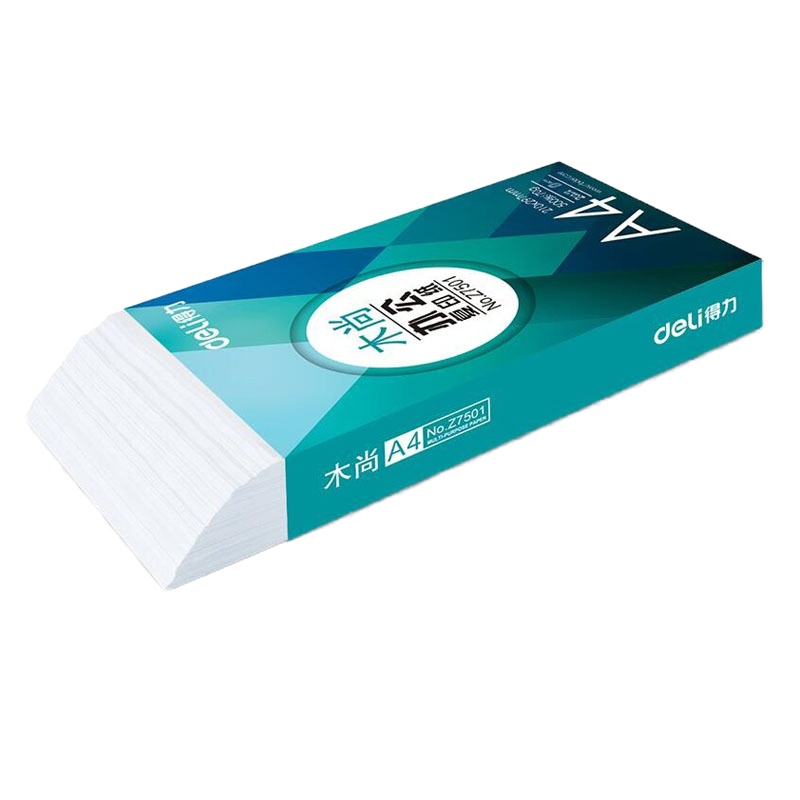 得力(deli) 木尚 A4 70g复印纸500张/包 F1039
