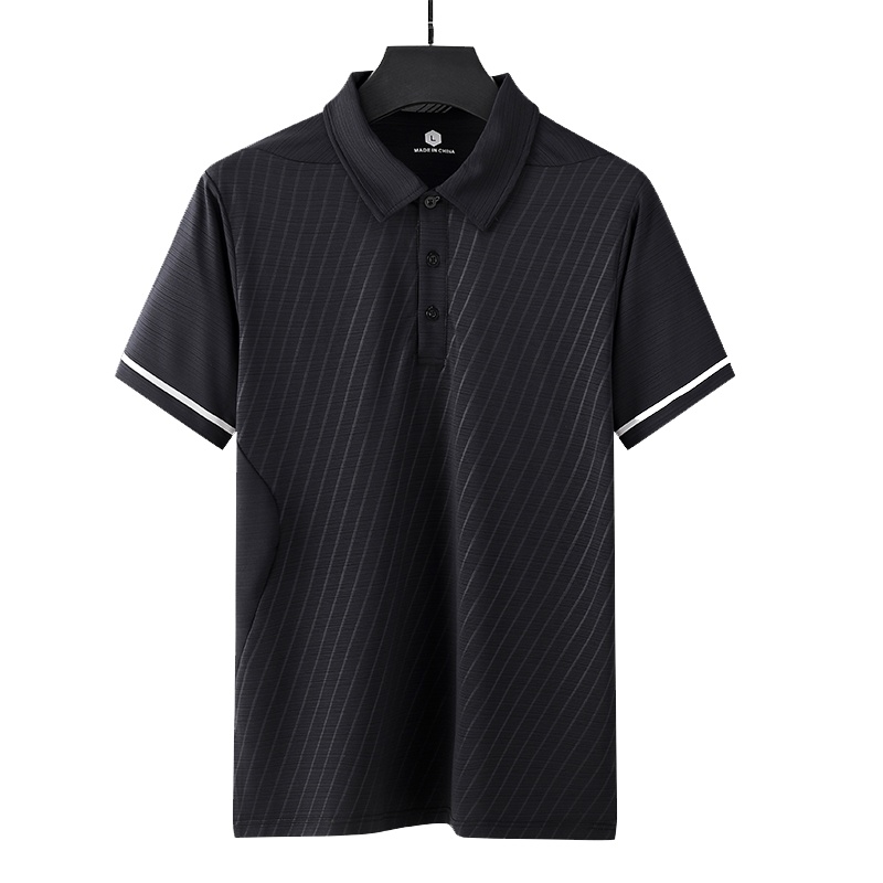 富贵鸟夏季短袖t恤男潮流翻领商务休闲POLO衫男士弹力冰丝体恤有领上衣58902