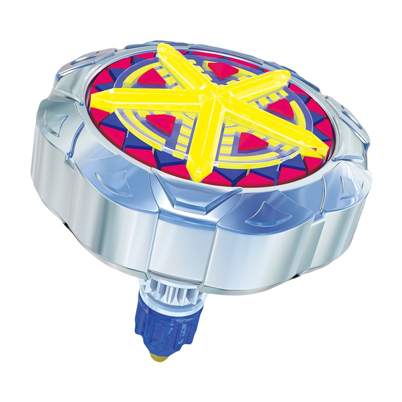 灵动创想双核聚能引擎套装男孩玩具儿童陀螺-岩武裂岩巨盾星辉圣剑GT0202