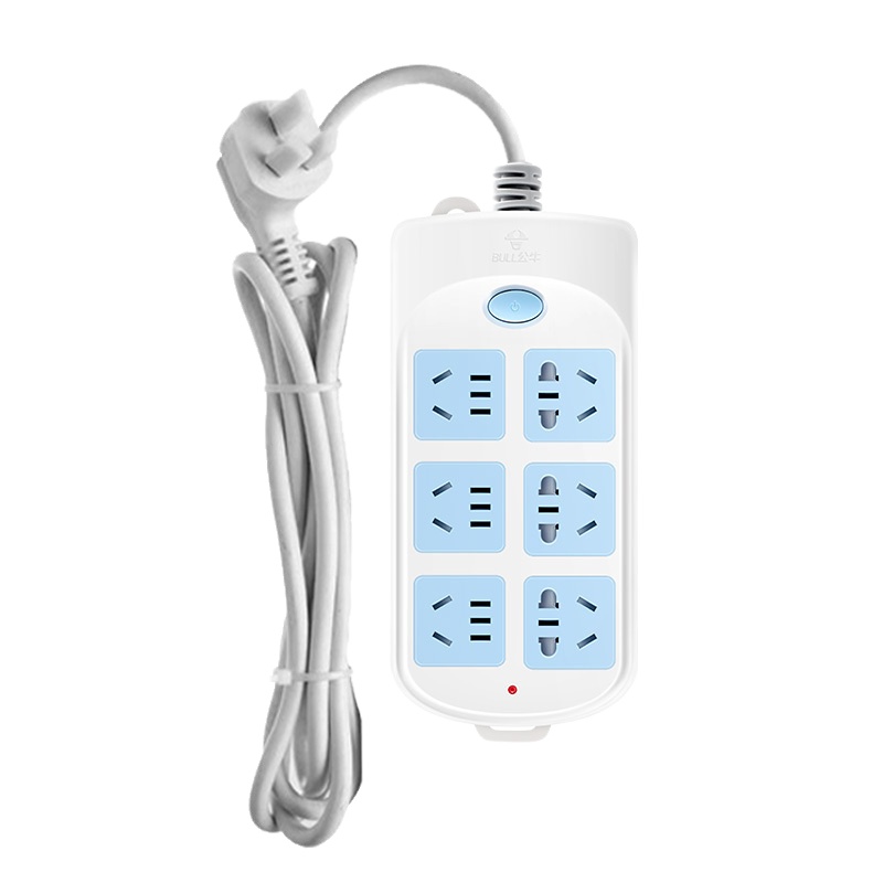 公牛(bull)GN-603 新国标插座/插线板/插排接线板/拖线板 6位总控全长3米 5个起订 单个价 插排