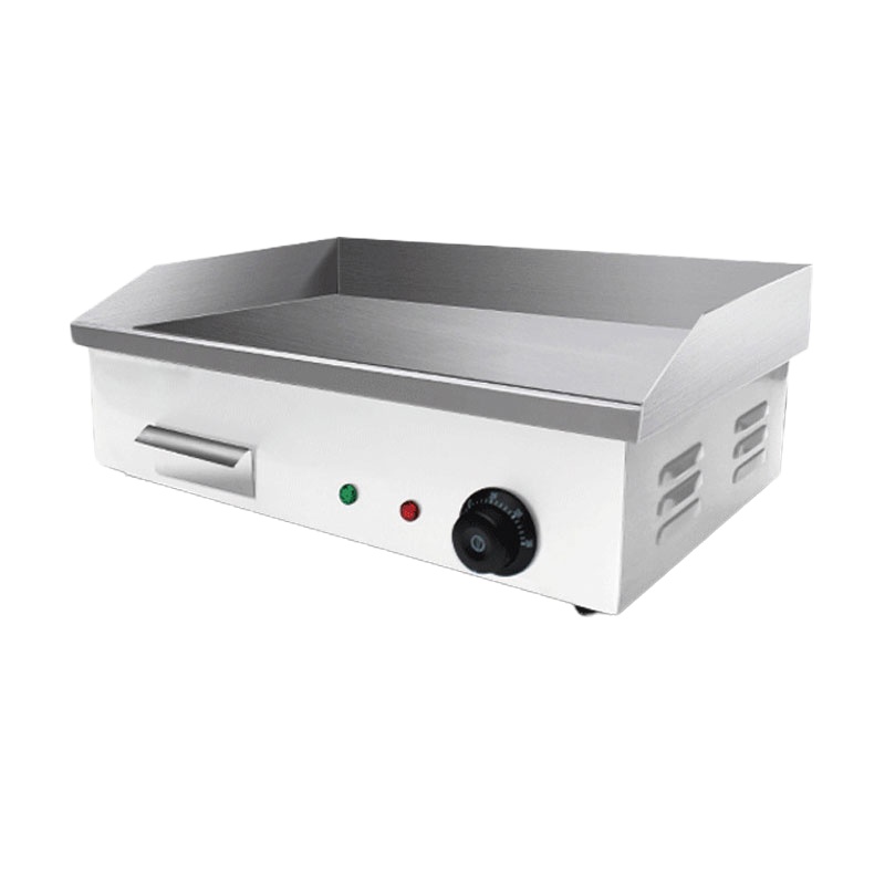 乐创(lecon)LC-J-PL01 商用台式扒炉铁板烧蛋炒饭手抓饼机 银色 单位:台